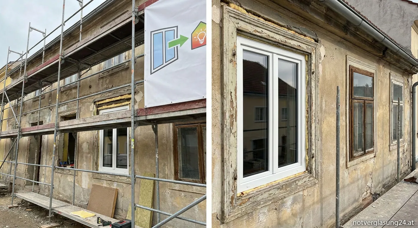 Energiesanierung im Altbau mit neuen Fenstern