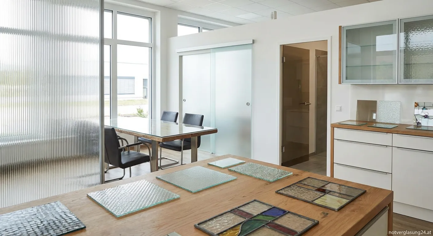 Verschiedene Glasarten im modernen Innenausbau