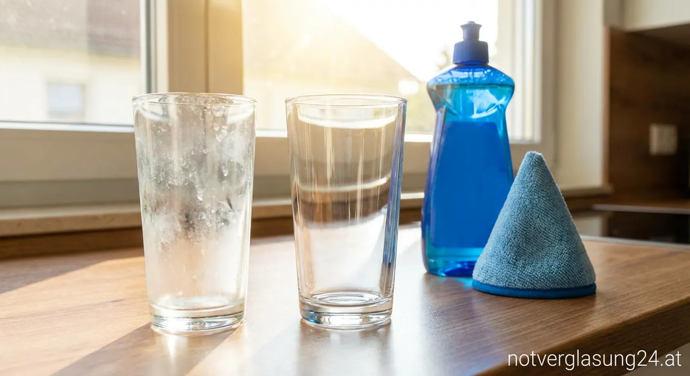 Saubere Weingläser ohne Wasserflecken nach Klarspüleranwendung