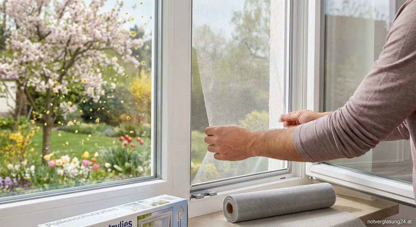 Pollenschutzvlies für Fenster - Schutz gegen Pollen