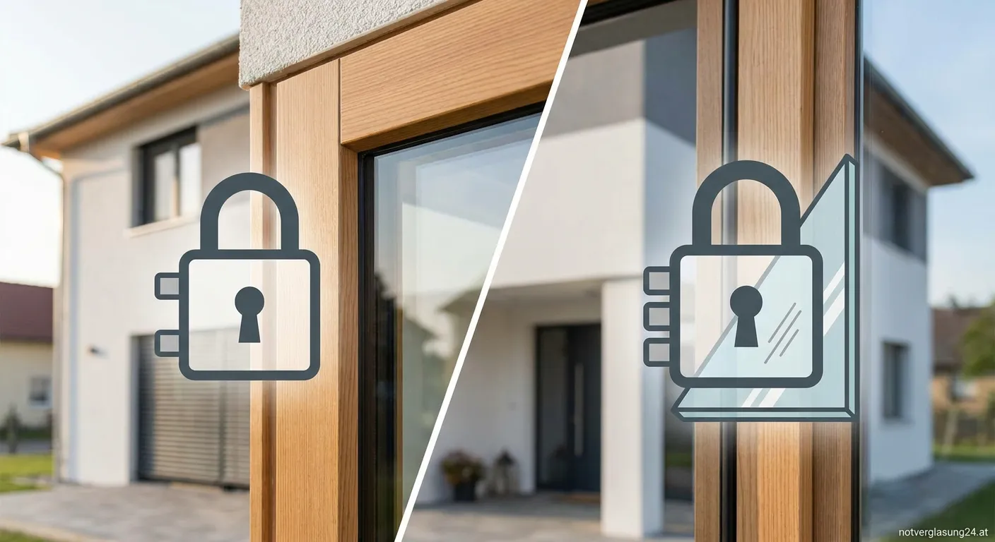 Fenster mit Einbruchschutz RC2 und RC3 im Vergleich