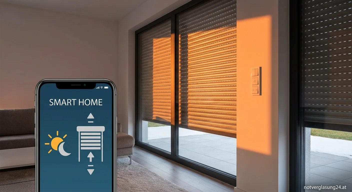Smart Home Rolladensteuerung mit Astro-Funktion Dashboard
