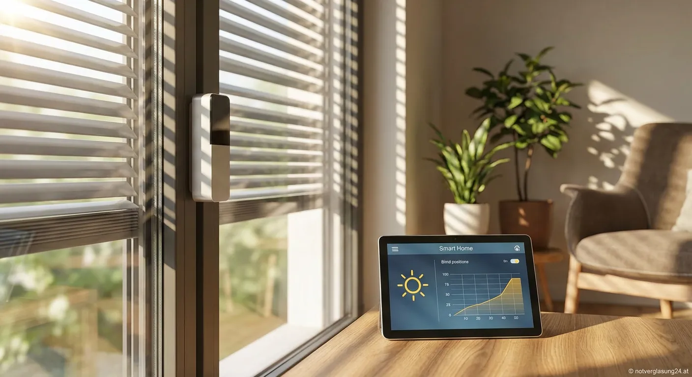 Sonnensensor an Hauswand mit elektrischem Rollladen installation